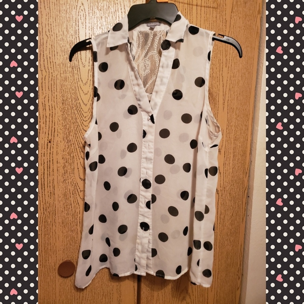 Women's size M Blouse Button Up